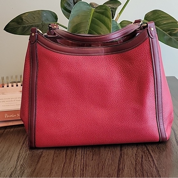 Coach Candy Apple Red Leather Bag - Picture 14 of 16